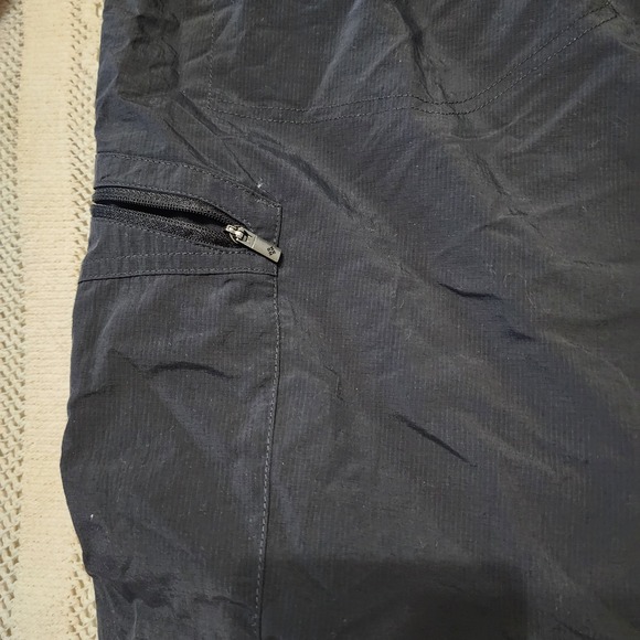 Columbia Omni-Shade Sun Protection Men's Black Size 42 Cargo Shorts Belted Hike - Picture 7 of 12